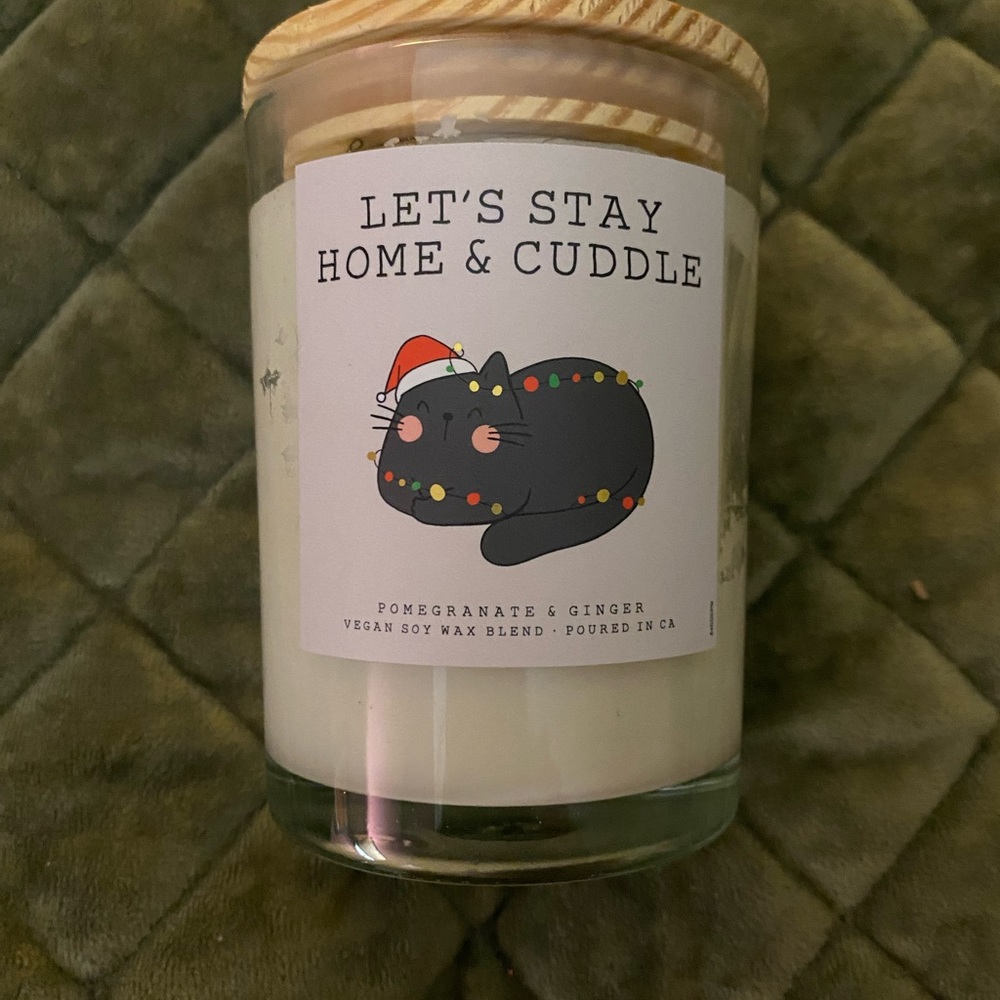 ❤️💚NEW Christmas kitty candle💚❤️